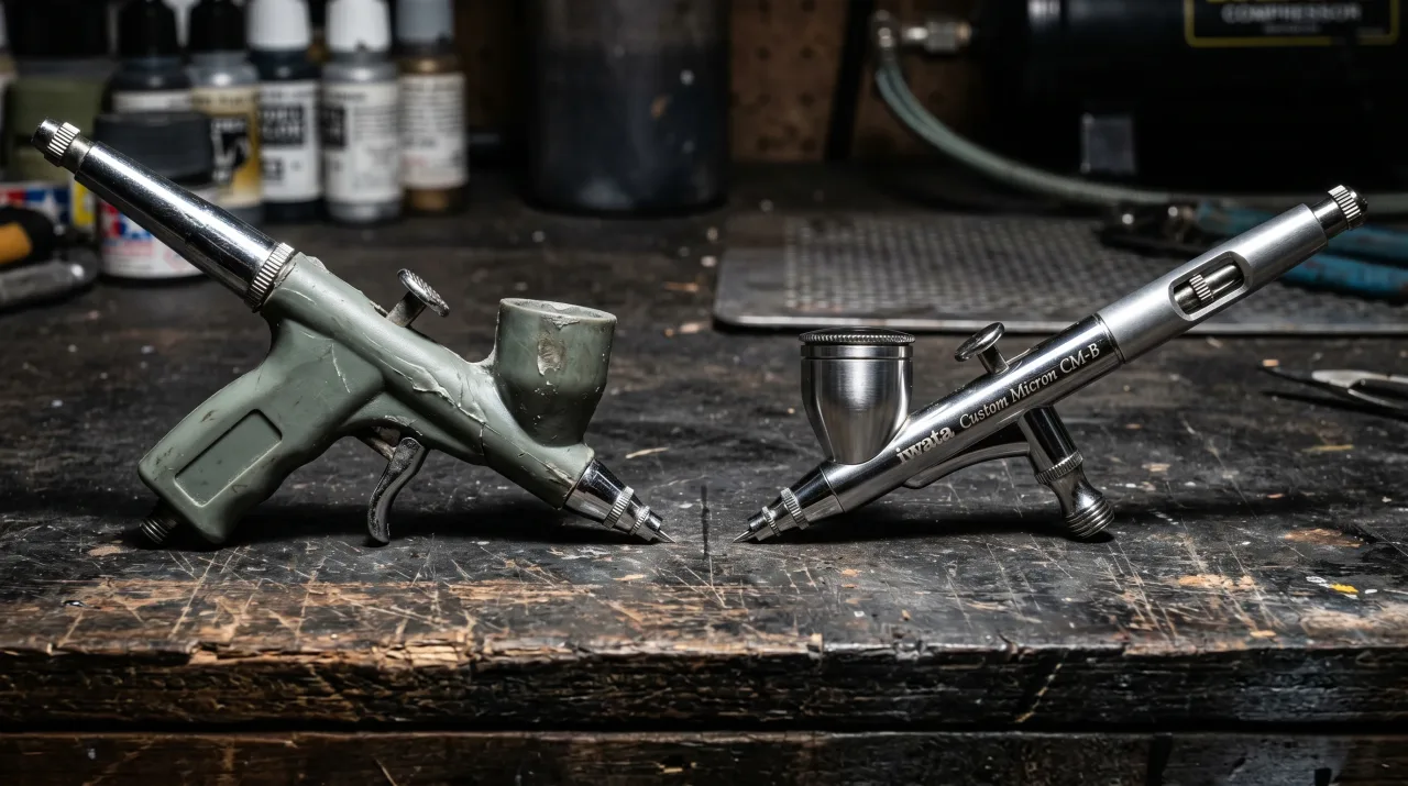 Premium vs cheap airbrush quality comparison