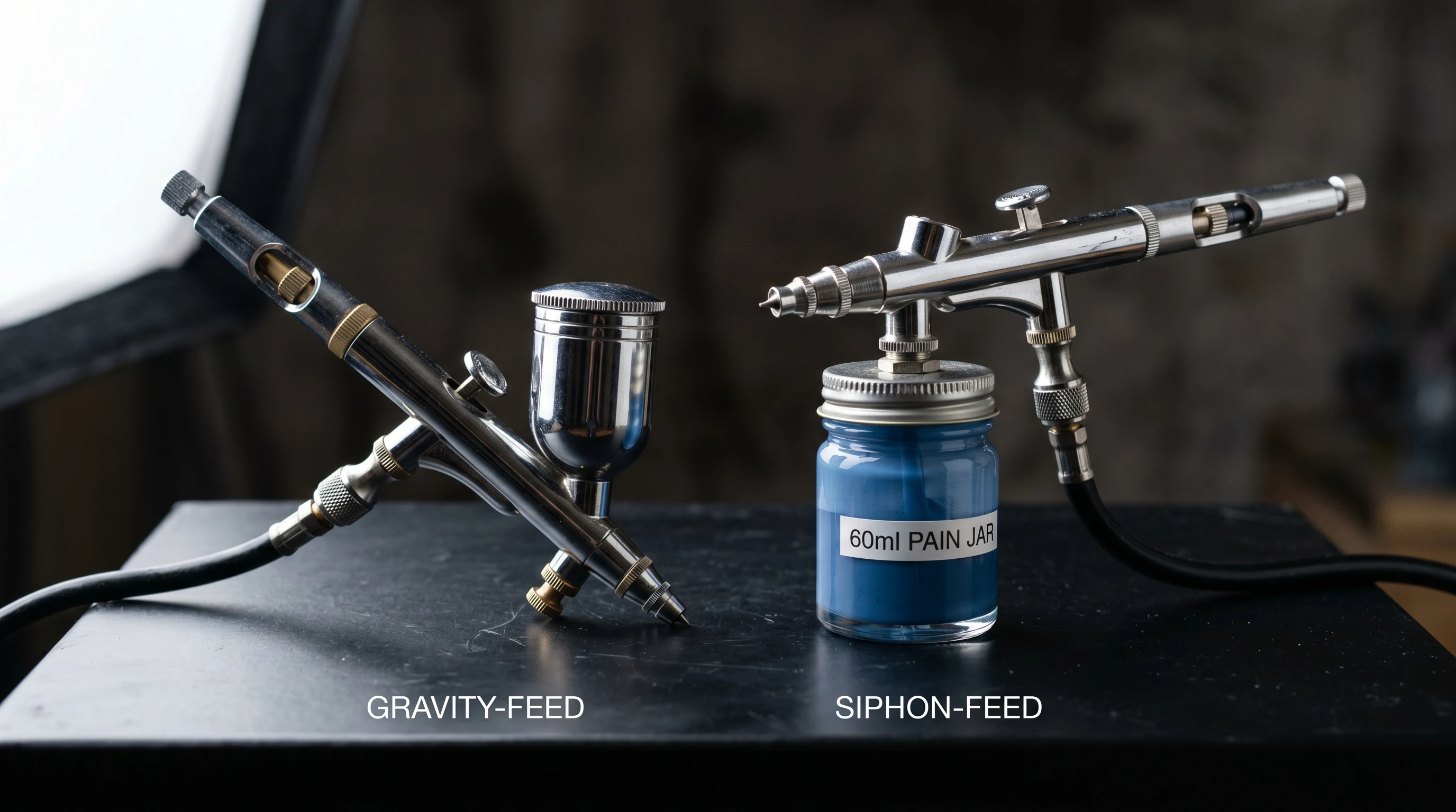 Gravity Feed vs Siphon Feed Airbrush: Which Type Do You Need?
