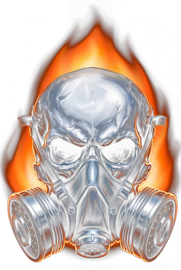 Respirator airbrush design