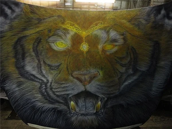 Airbrushed Tiger