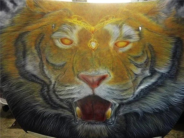 Airbrushed Tiger