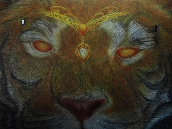 Airbrushed Tiger
