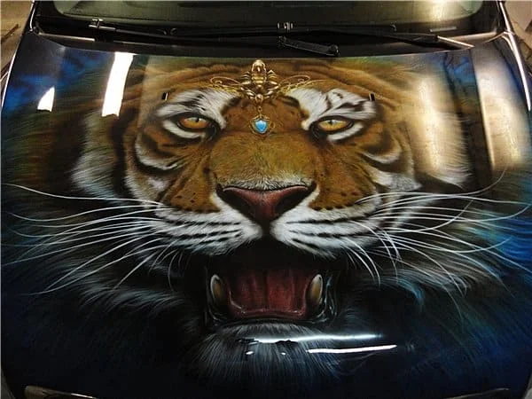 Airbrushed Tiger