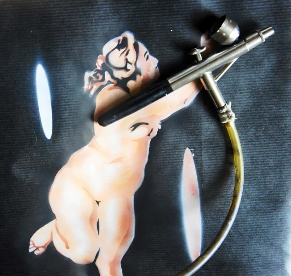 Water in Airbrush and Using CO2