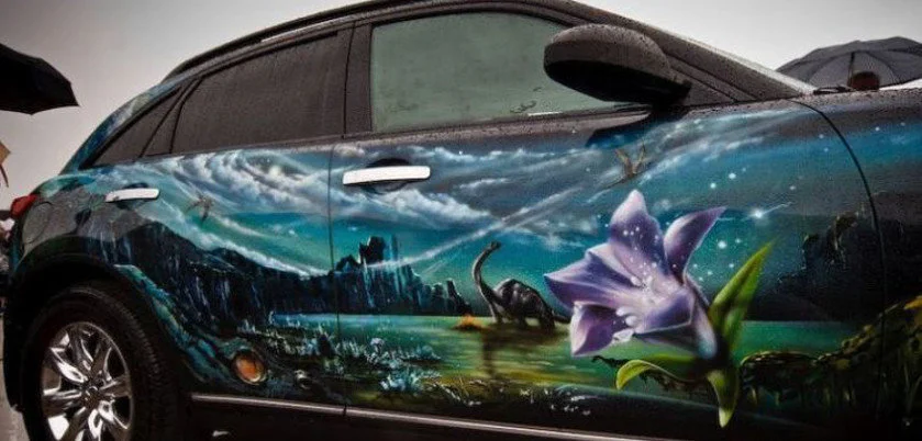 Re-Inspired - aerografpro.ru - Airbrush Car Gallery of Russia Exhibition Show