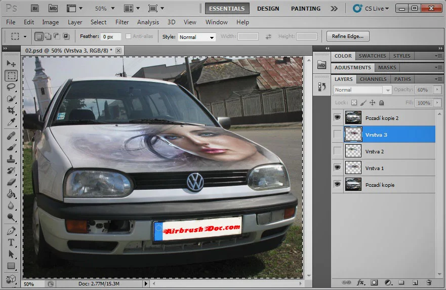 Car Airbrush in Photoshop