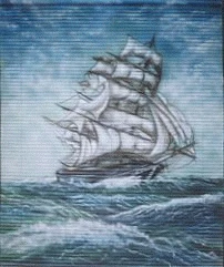 Airbrushed venetian blind by Douglass Asselstine — image 12 of 12