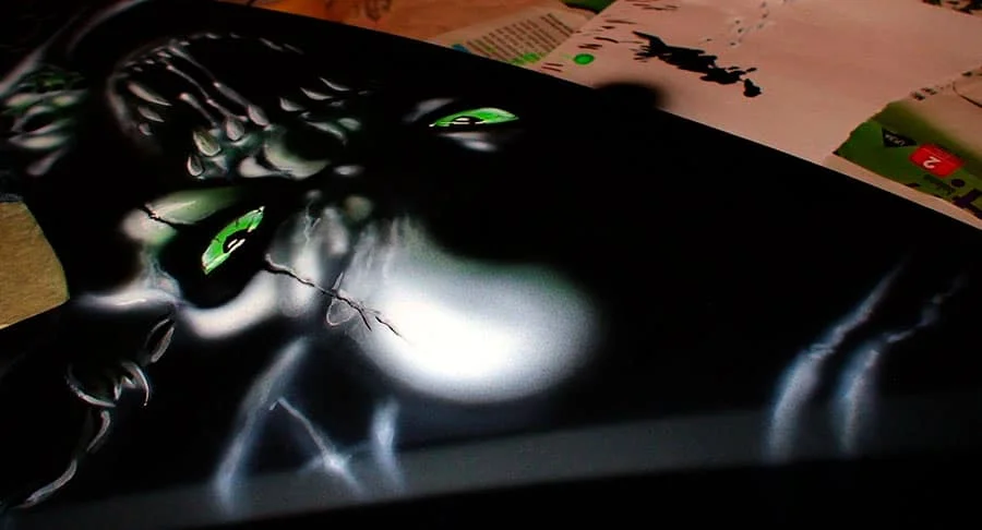 Painting Guitar (video)